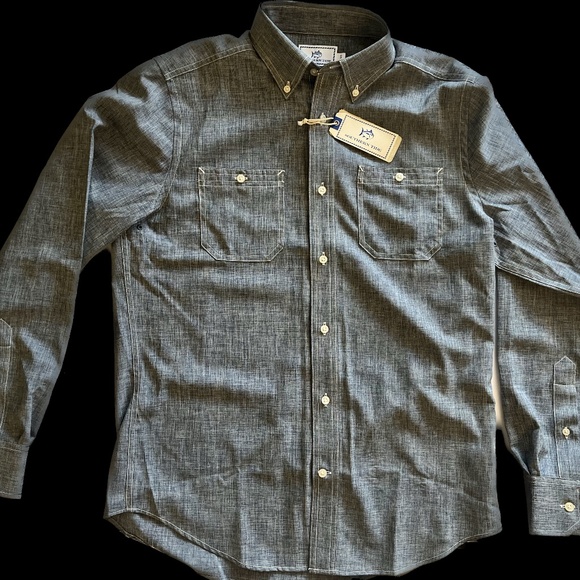 Men's Southern Tide Performance Dock Shirt, Small, NWT - Picture 1 of 5
